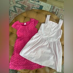 Bundle of two Abercrombie kids spring/summer dresses.